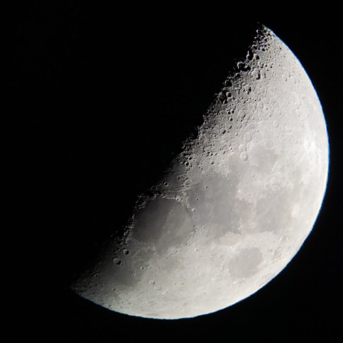 Name: Matt WrightInstagram: @matttywrightausCamera: Iphone 11 Pro MaxTelescope: Meade LX90 ACF 8", taken through a Baader Hyperion Zoom EyepiceSubject: MoonPhoto Taken: Adelaide (western suburbs) 2021 Image Duration: 1 image, no stacking or processing  Software:None Filters used: None
